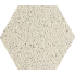 Промышленная кислотоупорная плитка шестигранник Zahna Fliesen Hexagon  Whitemix 11,  100/115/18 (Германия)