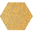 Промышленная кислотоупорная плитка шестигранник Zahna Fliesen Hexagon Sahara 86  100/115/18 (Германия)