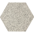Промышленная кислотоупорная плитка шестигранник Zahna Fliesen Hexagon Caracas  81,  100/115/18 (Германия)