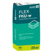 Клей для плитки Quick Mix/Sivert Strasser Flex FKU-w Белый 