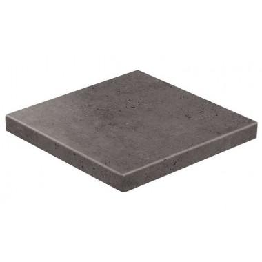 Клинкерная угловая ступень-лофт Stroeher Gravel Bland Black 963 (9441)