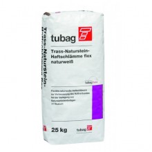 Трассовый раствор-шлам для повышения адгезии природного камня Quick-mix Tubag TNH-flex белый
