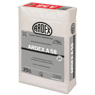 ARDEX A 58 - Быстротвердеющий цемент для стяжки 